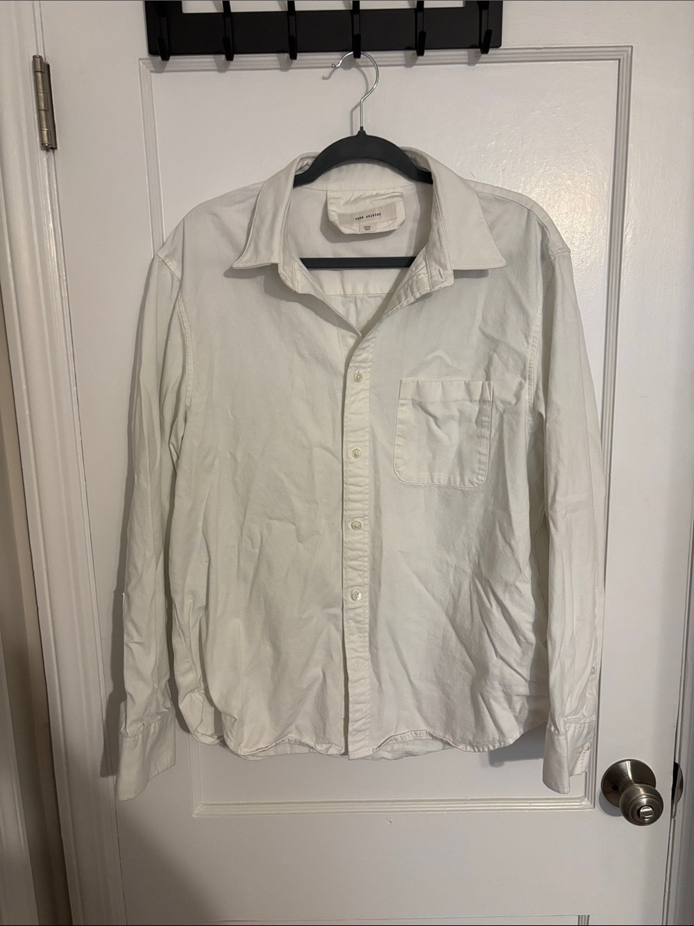 Classic White Button-Up Shirt